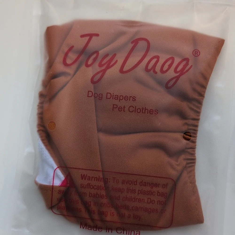 NWT 5 Pack Joy Daog Male Washable Reusable Diapers Size XS